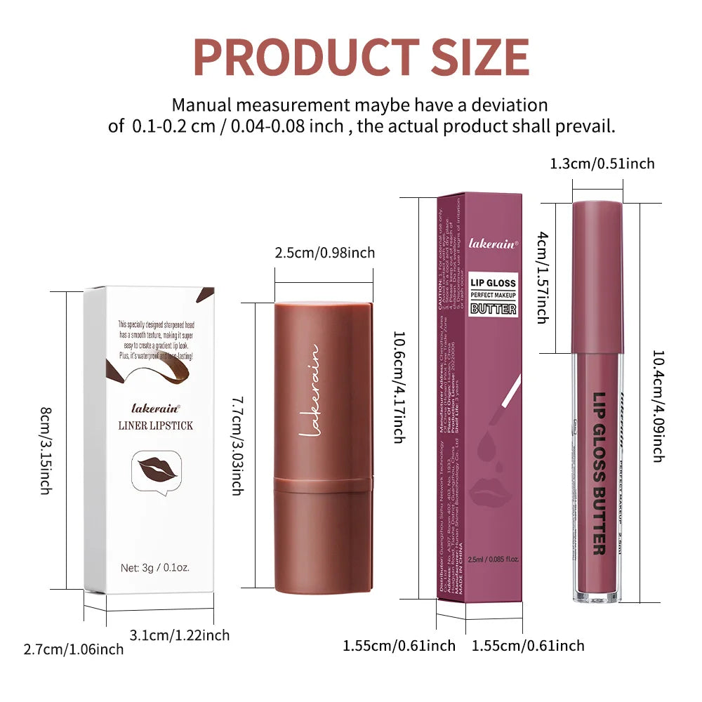 Hydrating Lip Liner and Lip Gloss Duo Set