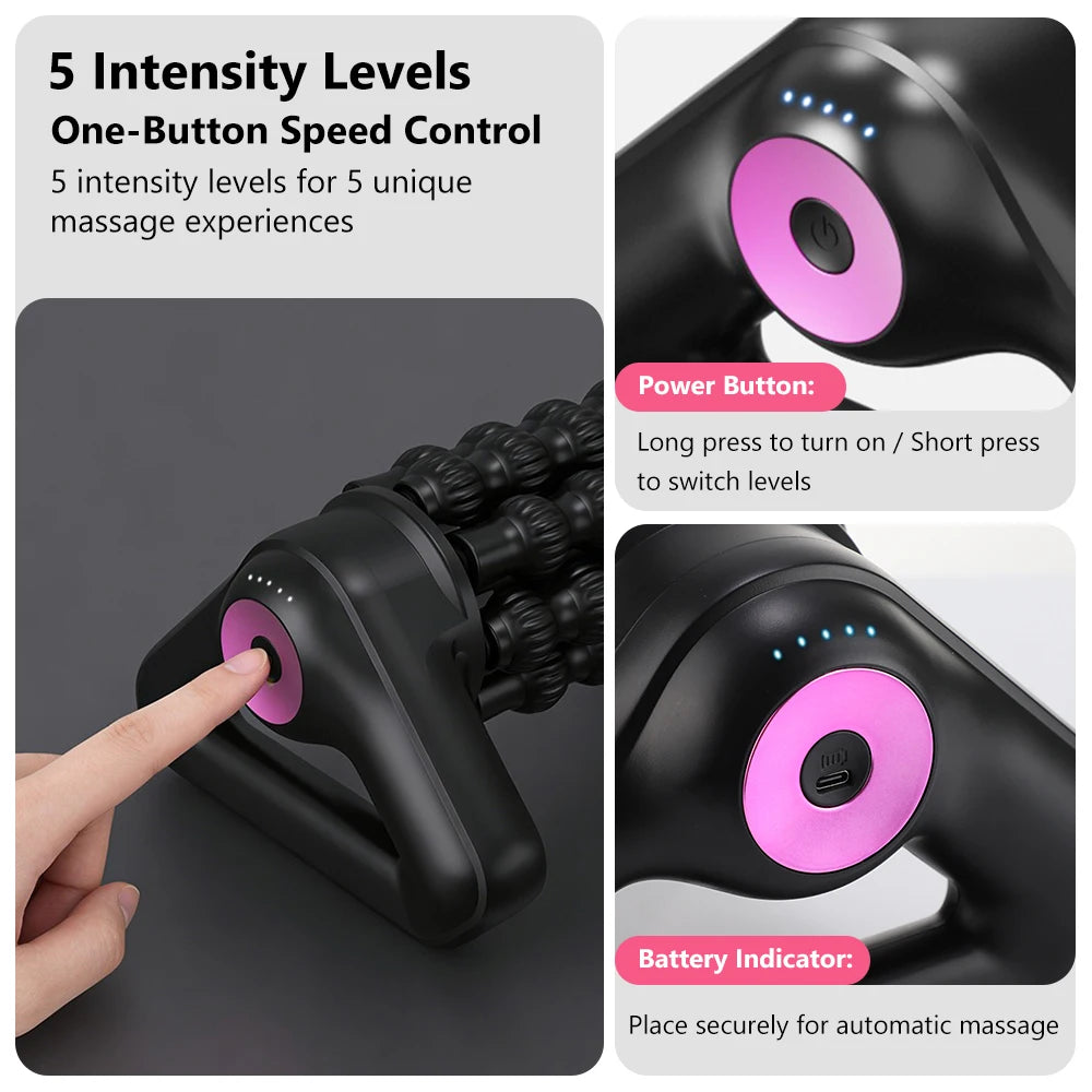 Electric Deep Tissue Muscle Massage Roller for Recovery