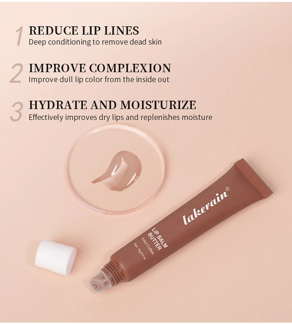 Moisturizing Lip Balm Butter for Hydrated Glossy Lips