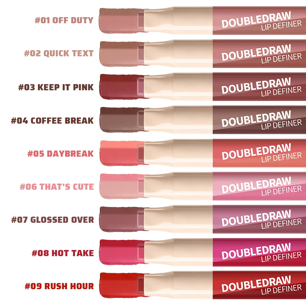2-in-1 Dual Ended Lip Contour Liner and Hydrating Matte Gloss
