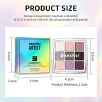 9-Color Professional Matte and Shimmer Eyeshadow Palette