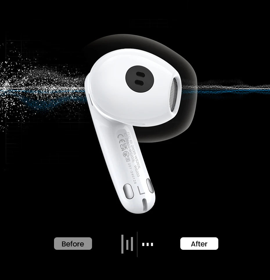 Adaptive Noise Cancelling Wireless Earbuds with LDAC Hi-Res Audio