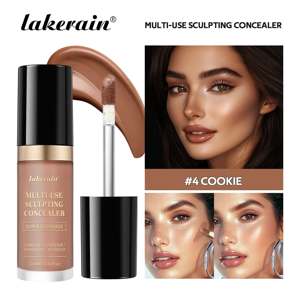 Full Coverage Waterproof Liquid Concealer and Sculpting Foundation - 23