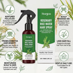 Rosemary Rice Water Hair Growth Spray for Damaged Frizzy Hair