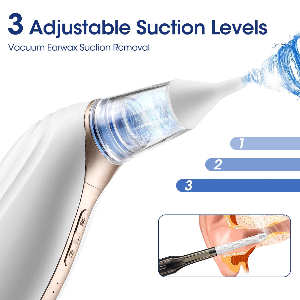 Electric Earwax Removal Vacuum and Ear Dryer