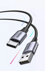 3A Fast Charging USB-A to USB-C Data Cable