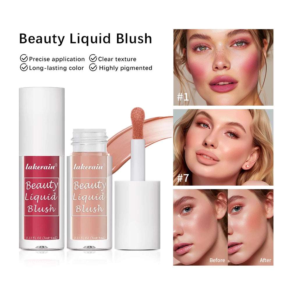 Waterproof Long-Lasting Liquid Cheek Blush - 2