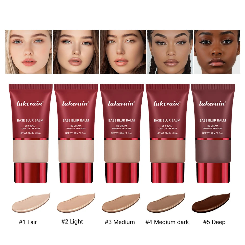 4-Piece Long-Lasting Matte Makeup Face Base and Setting Set