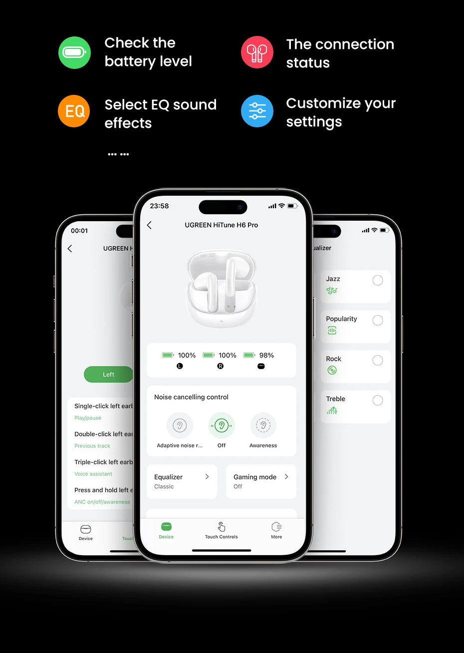 Adaptive Noise Cancelling Wireless Earbuds with LDAC Hi-Res Audio - 21