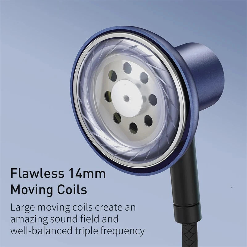 Wired In-Ear Headphones with 3.5mm Jack and Microphone