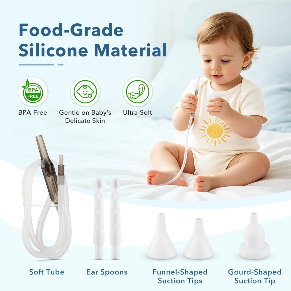 Electric 2-in-1 Nasal Aspirator and Ear Wax Removal Kit