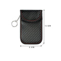 Carbon Fiber Car Key Fob RFID Signal Blocking Pouch Protector