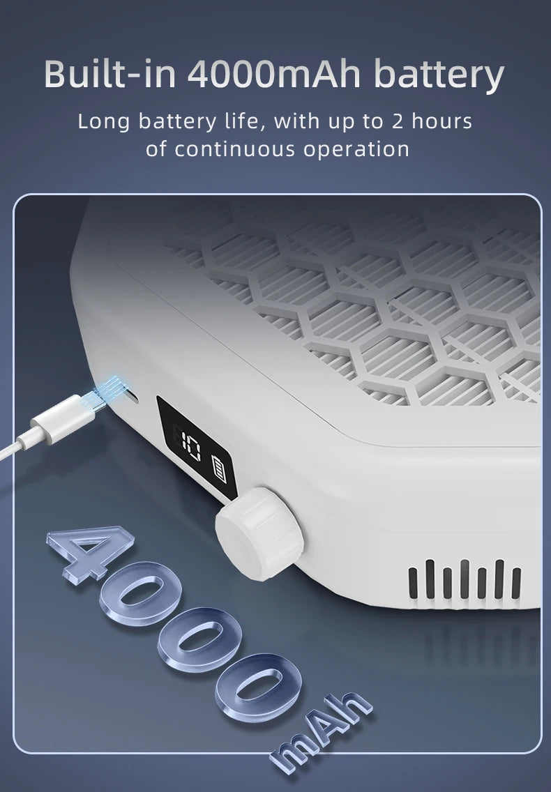 Rechargeable Cordless Nail Dust Collector