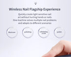 Electric Cordless Nail Drill for Manicure and Pedicure
