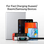100W USB-C Fast Charging Cable with Digital Power Display