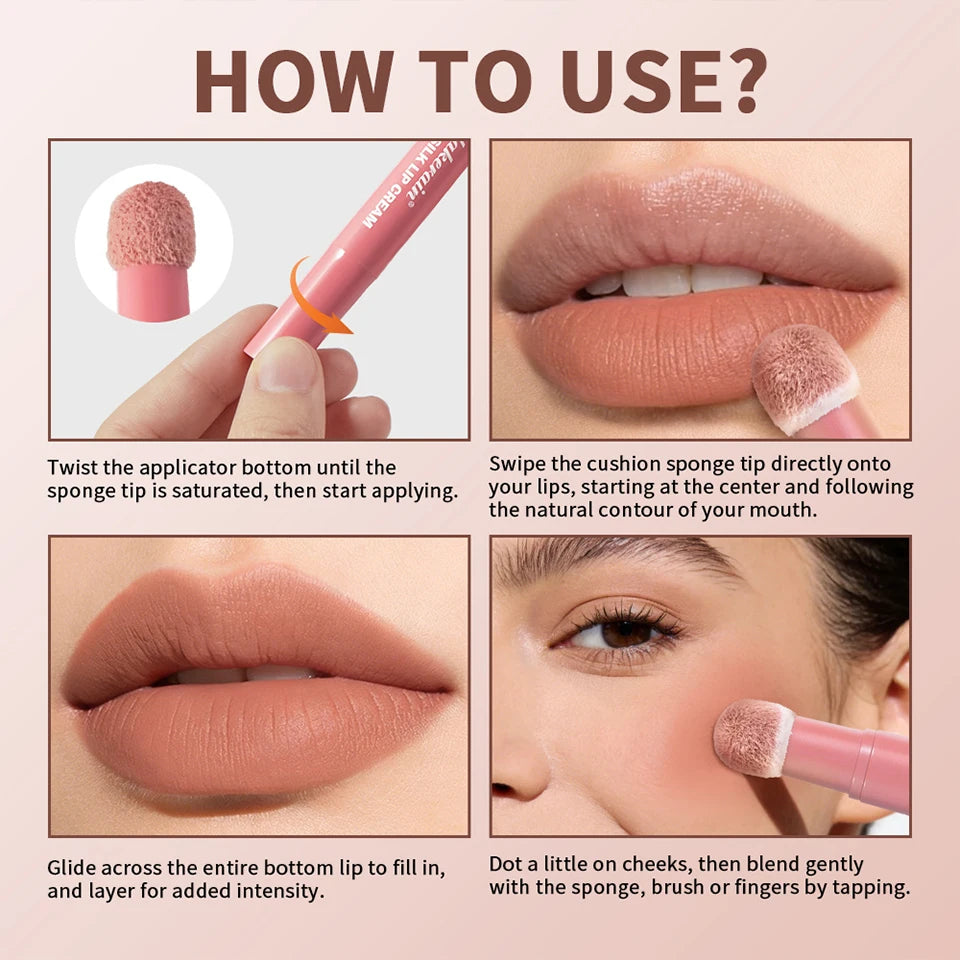 2-in-1 Air Cushion Lip Cream and Cheek Blush