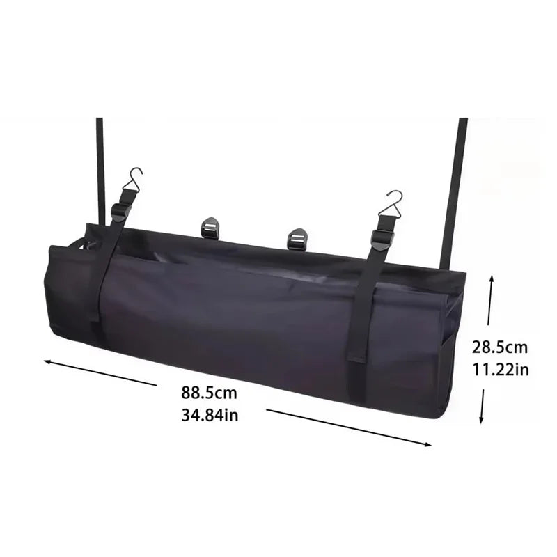 Oxford Cloth Car Trunk Backseat Organizer for Fishing Rods and Equipment