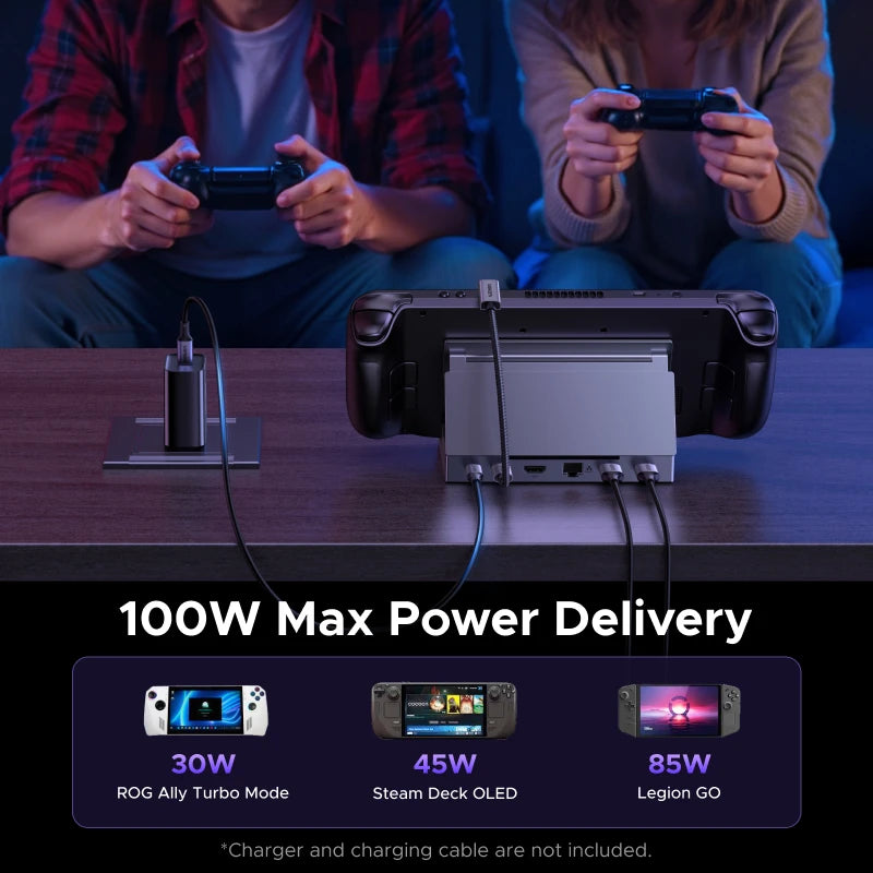6-in-1 USB-C Docking Station for Handheld Gaming Consoles - 4