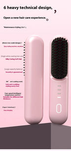 Fast Heating Cordless Hair Straightening Brush