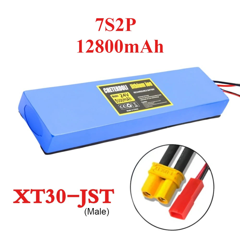 24V 12.8Ah Li-ion Battery for Electric Scooters and Bicycles