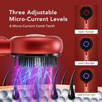 Electric Scalp Massage Comb with Liquid Applicator