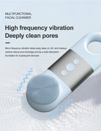 Hot and Cold Facial Cleansing Brush with Massager