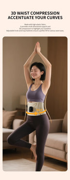 Electric Waist Pulse Massager for Abdominal Toning and Relaxation
