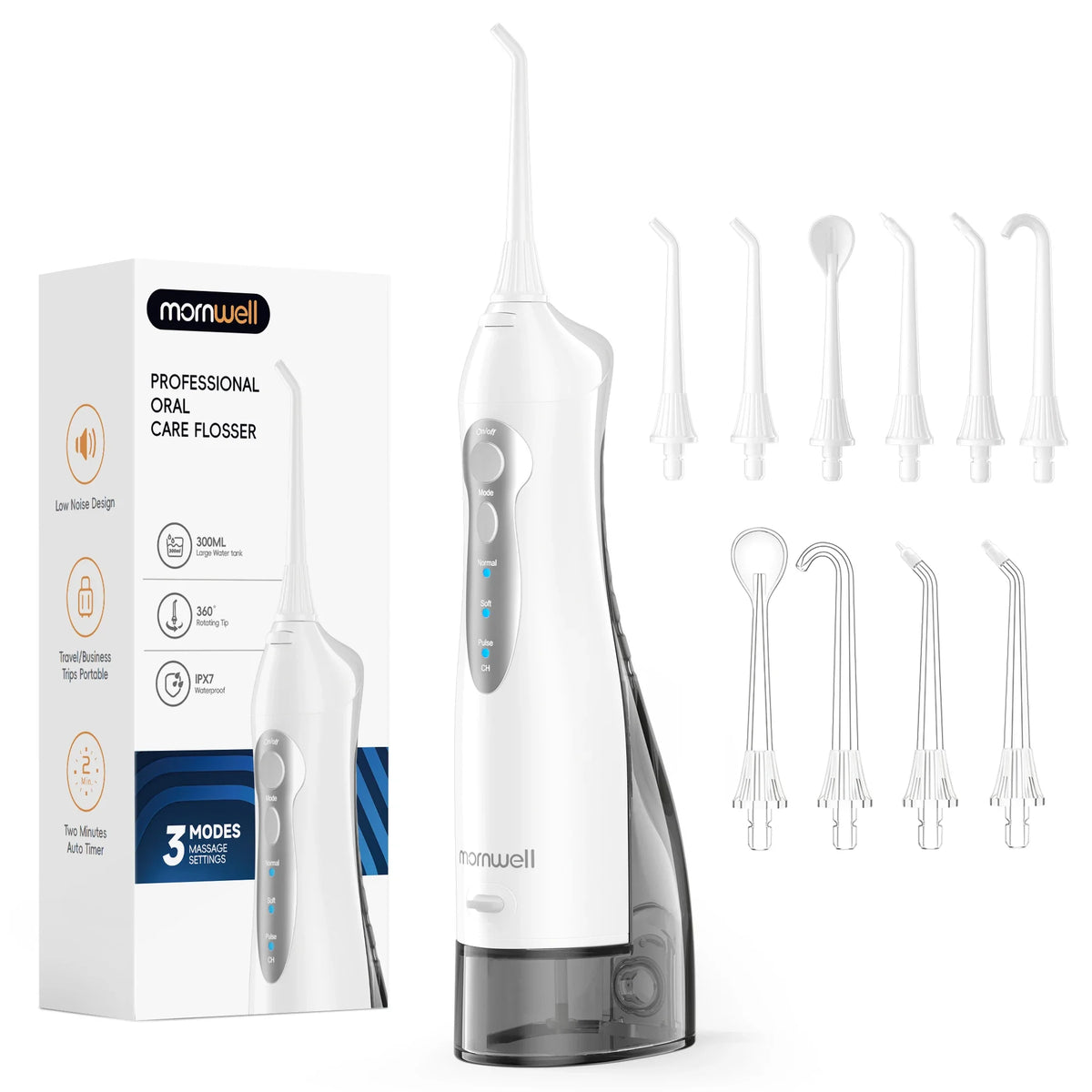 Portable Rechargeable Oral Irrigator Water Flosser