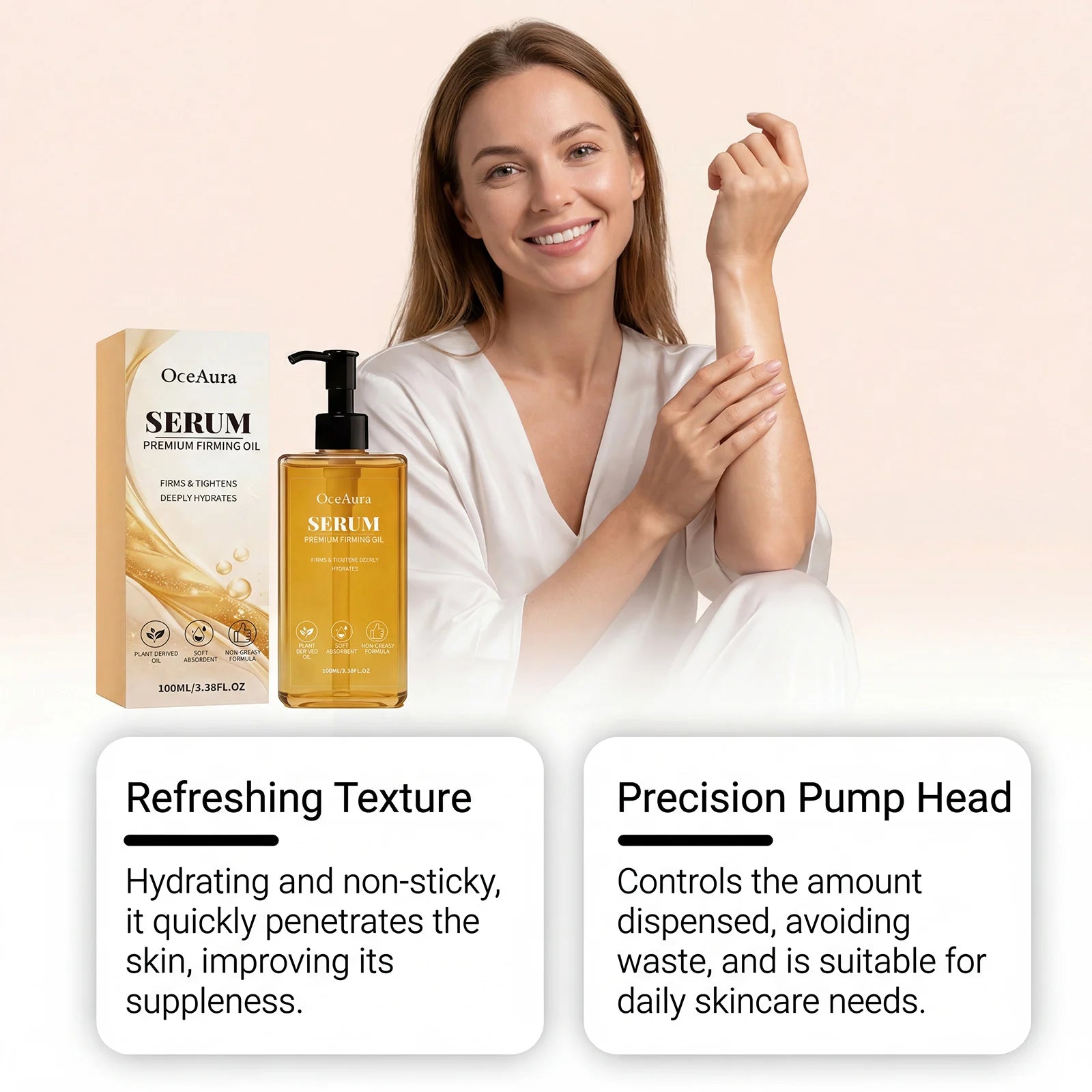 Firming Body Oil for Skin Tightening and Hydration - 9