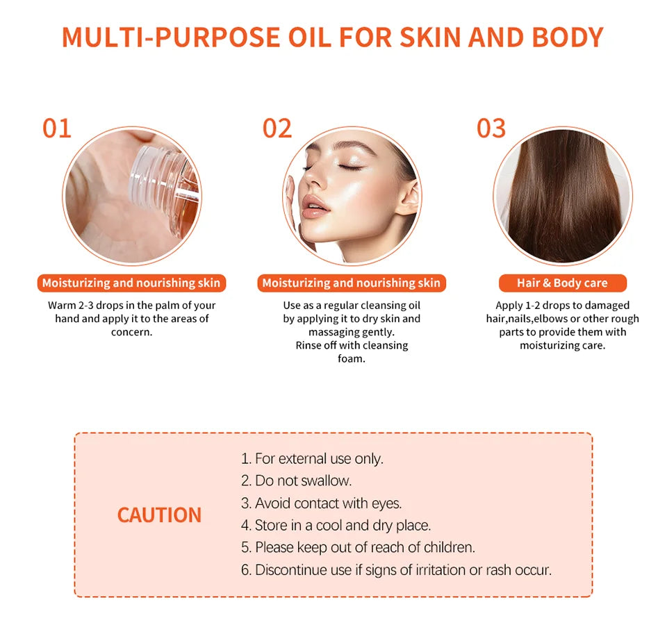 Multipurpose Skincare Oil for Face, Body and Hair - 14