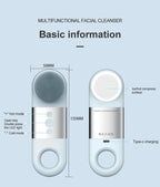 Hot and Cold Facial Cleansing Brush with Massager