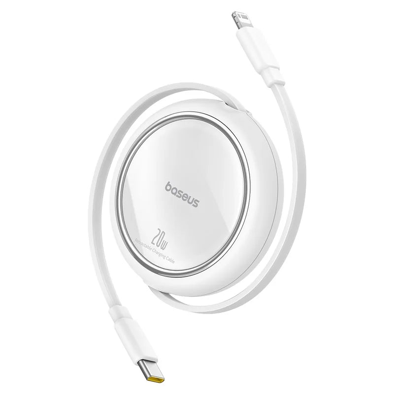 Retractable USB-C to Lightning 20W Fast Charging Cable