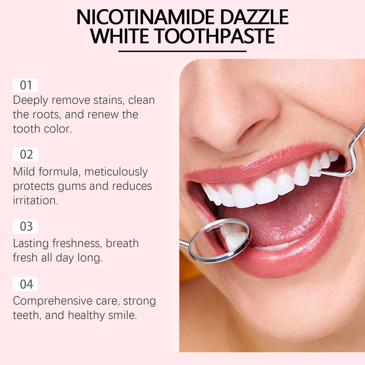 Teeth Whitening and Cavity Repair Mint Toothpaste