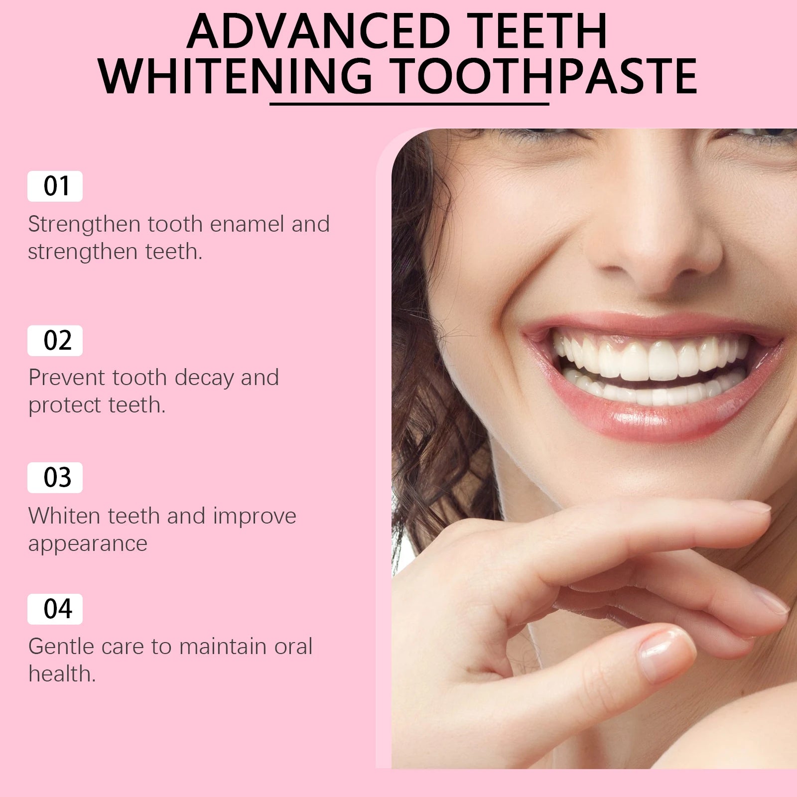 Teeth Whitening Toothpaste for Stain Removal and Fresh Breath - 10