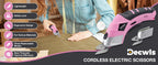Electric Cordless Fabric Scissors for Sewing and Crafting