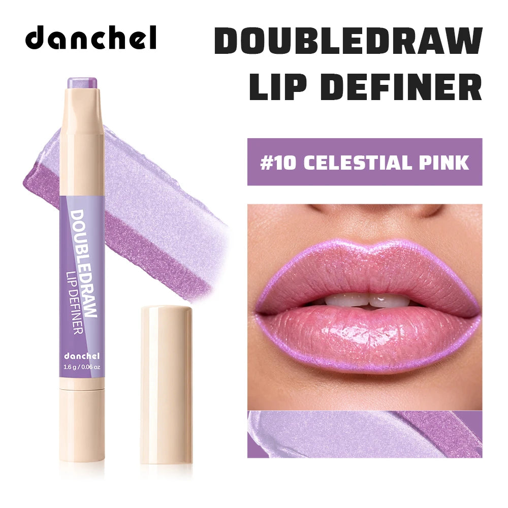 2-in-1 Dual Ended Lip Contour Liner and Hydrating Matte Gloss - 28