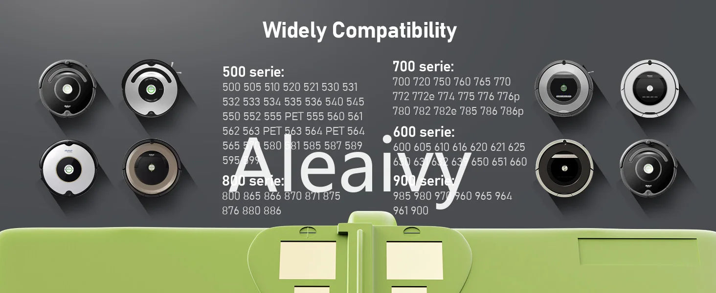Replacement Lithium-Ion Battery for Roomba 600, 700, 800 & 900 Series - 10