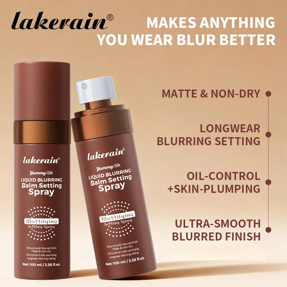 Liquid Blurring Balm Setting Spray for Long-Lasting Matte Makeup - 3