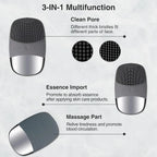 3-in-1 Electric Waterproof Silicone Facial Cleansing Brush