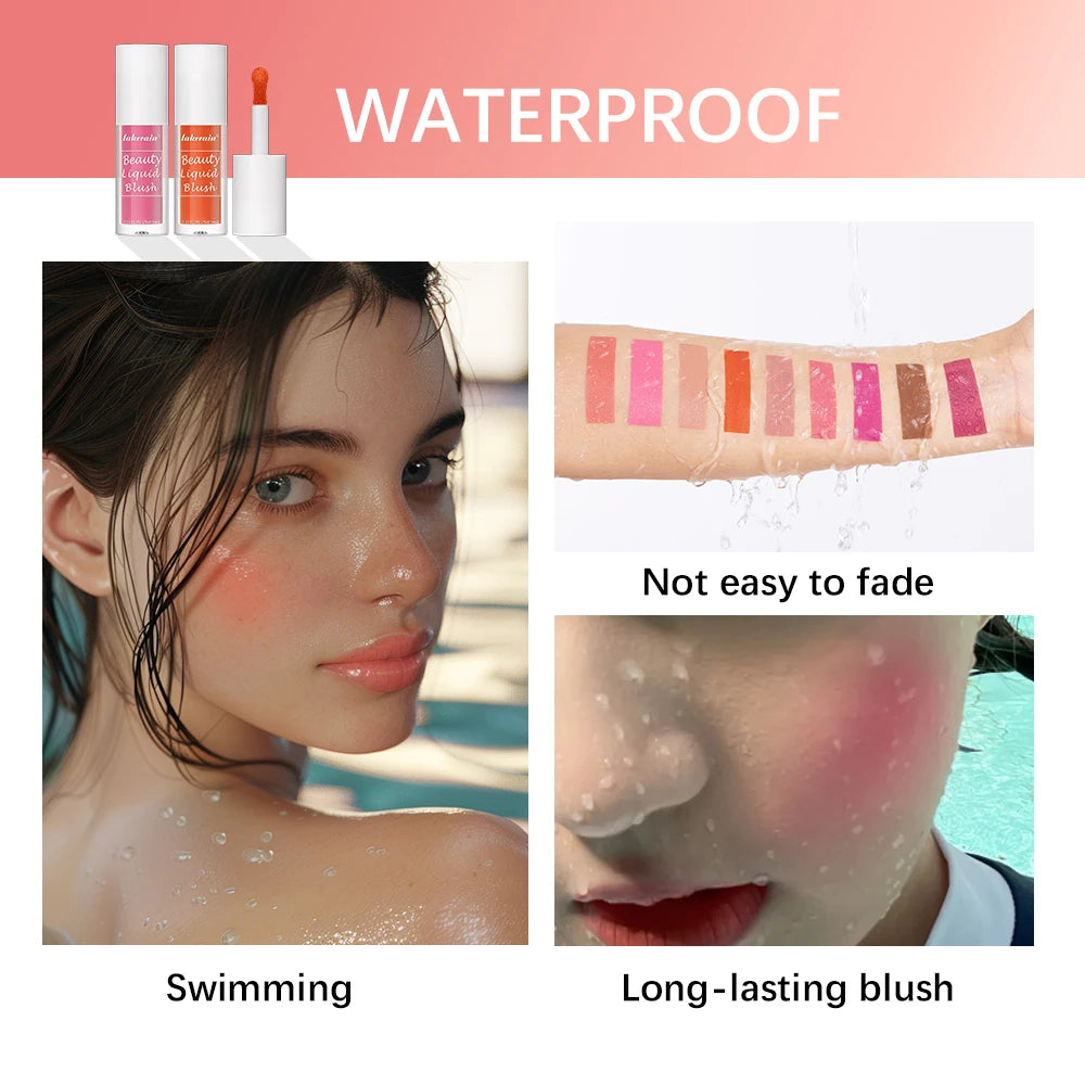 Waterproof Long-Lasting Liquid Cheek Blush - 4