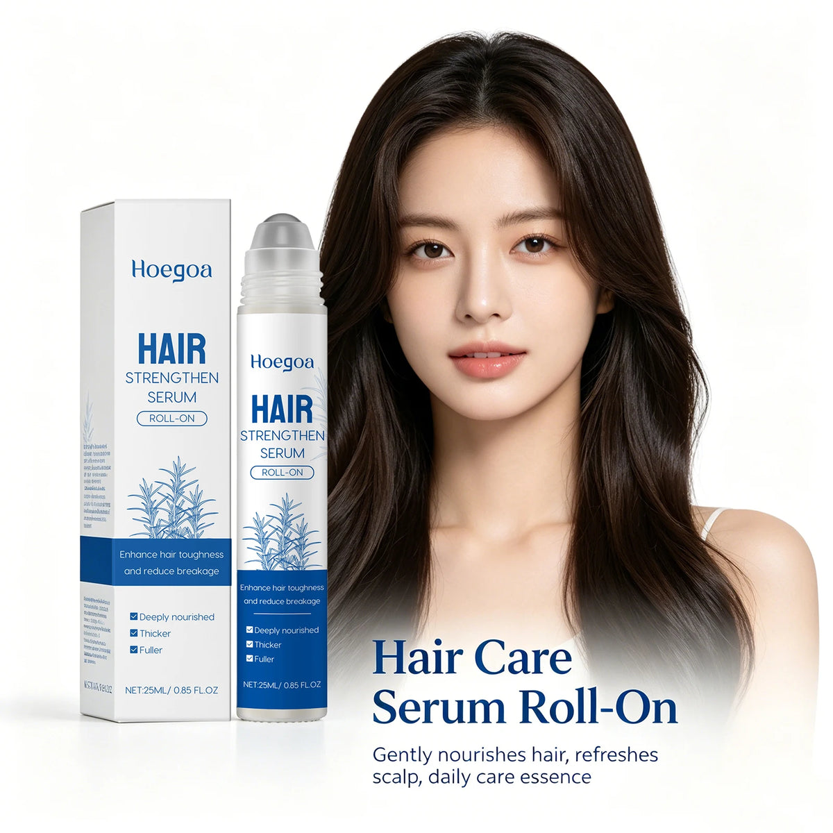 Rosemary Hair Growth Serum Roll-On for Scalp Nourishment