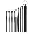 Stainless Steel Ear Wax Removal Cleaning Tool Kit with Storage Case