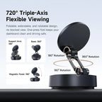 Magnetic Suction Cup Car Phone Mount with 720° Adjustable Rotation