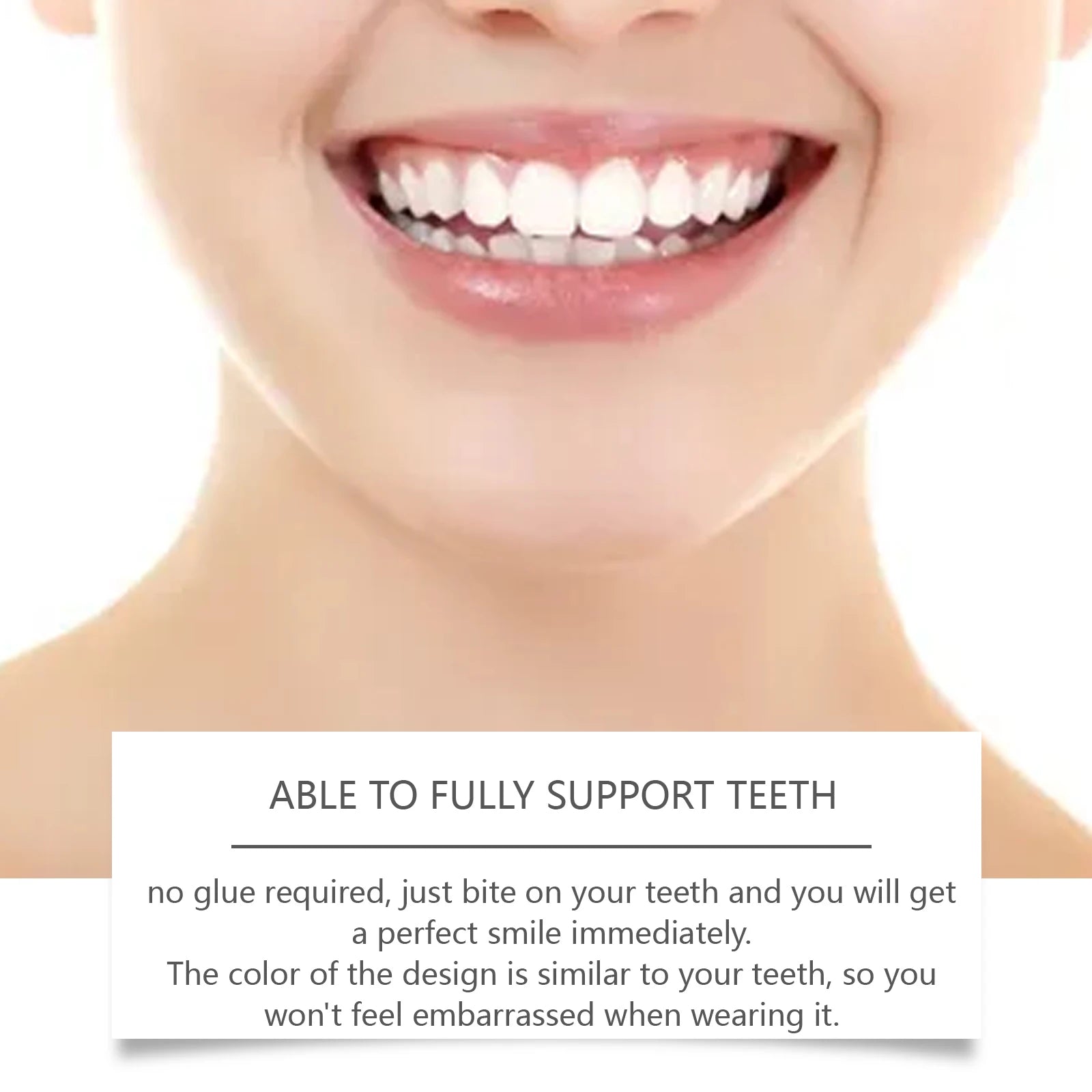 Adjustable Snap-On Dentures for Missing Teeth Repair - 9