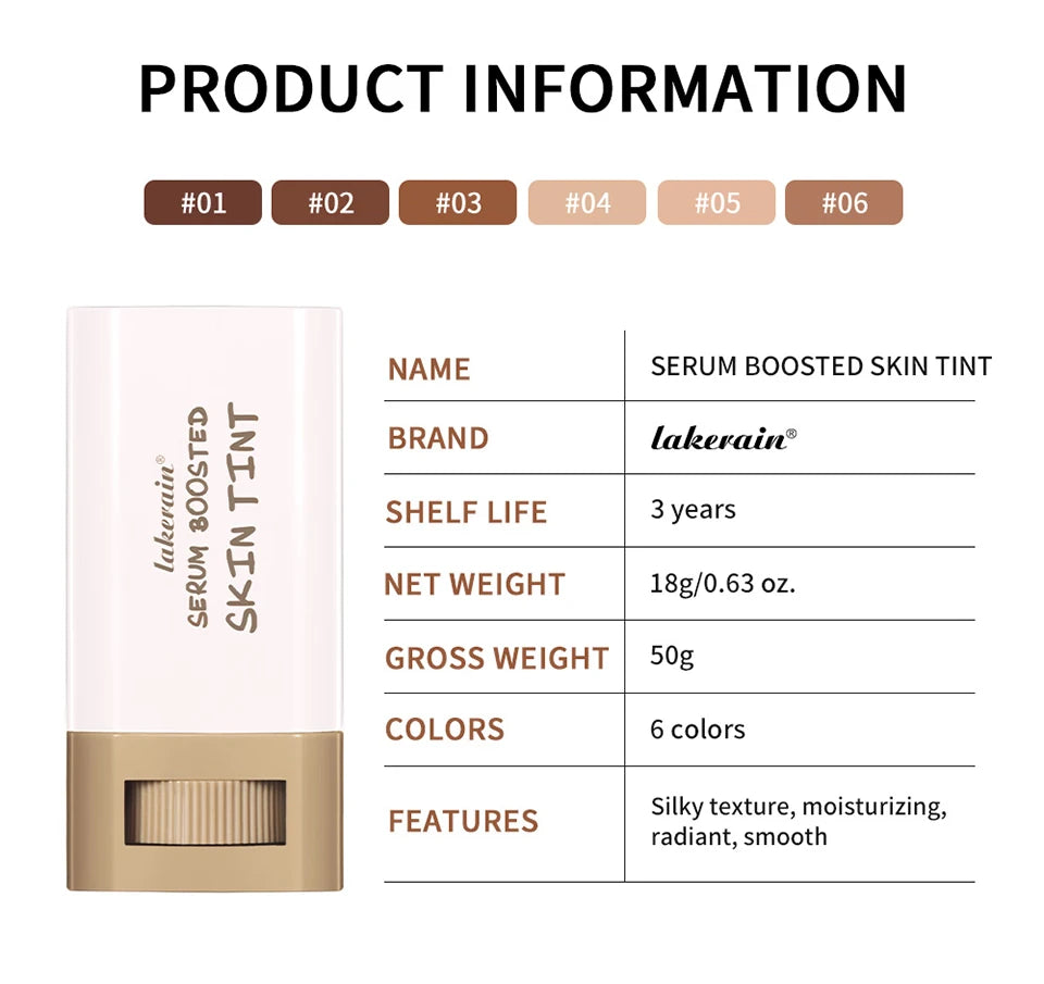 Serum Boosted Skin Tint Foundation Stick - 17