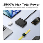 8-in-1 GaN Power Strip with 20W USB-C Fast Charging