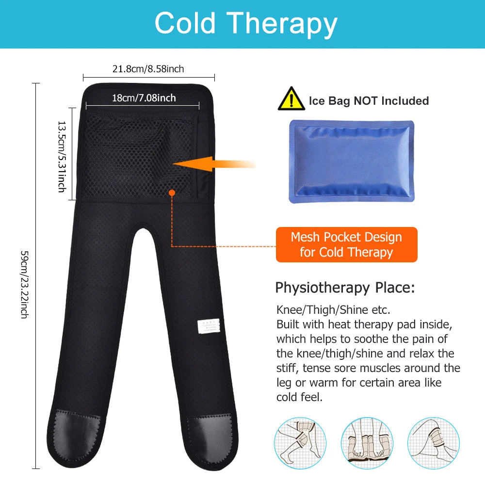 Electric Heated Knee Support Brace for Joint Relief