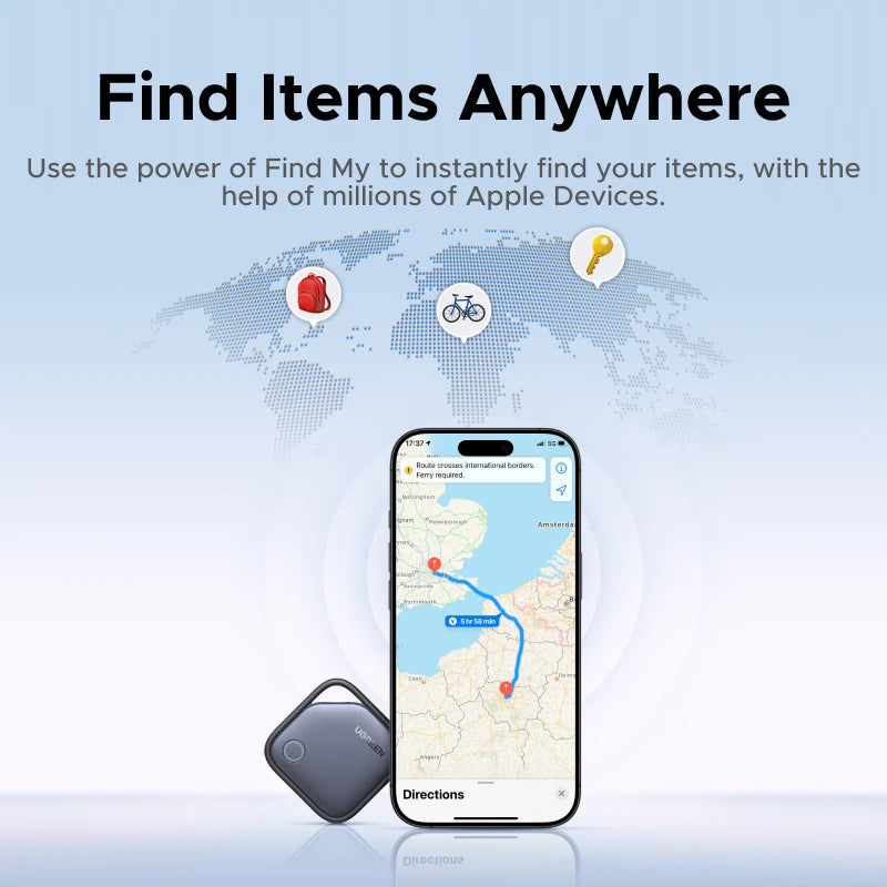 Bluetooth Item Tracker for Apple Find My Network