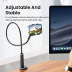Flexible Gooseneck Phone Holder for Desk and Bed