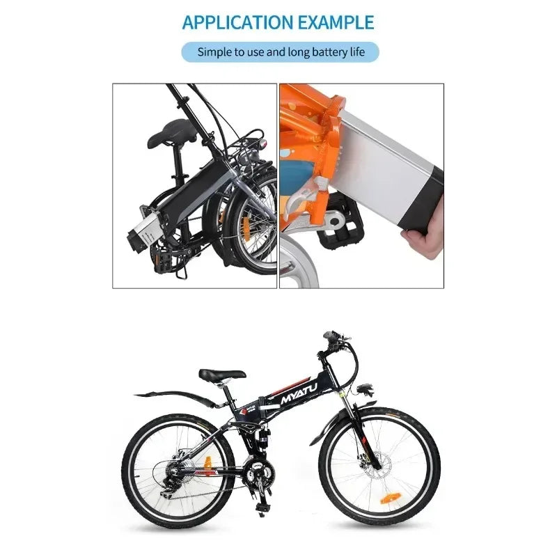 36V Lithium-Ion E-Bike Replacement Battery Pack - 5